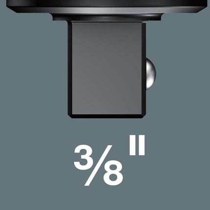WERA Cliquet à emboîtement 7772 B 3/8 ″ 9 x 12 mm ( 8000377364 )