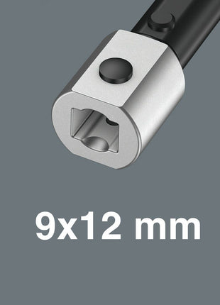 WERA Klucz płasko-oczkowy 7775 Szerokość między płaskownikami 13 mm 9 x 12 mm ( 8000377416 )