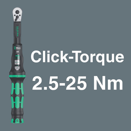 Set di chiavi dinamometriche WERA Set di chiavi per biciclette 1 16 pezzi 2,5 - 25 Nm 1/4 ″ ( 8000544748 )