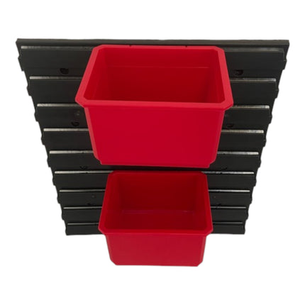 Qbrick System Container Set Nr. 1 Paroi d'atelier 39 x 35 cm avec 4 étagères pour valises System ONE et System TWO
