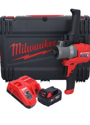 Milwaukee M18 FPM-501X Batterie Rhrgert 18 V 20 l Brushless + 1x Batterie 5,0 Ah + Chargeur + HD Box