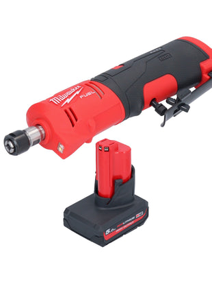 Milwaukee M12 FDGS-501 cordless straight grinder 12 V 6 / 8 mm brushless + 1x rechargeable battery 5.0 Ah - without charger