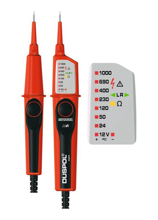 BENNING voltage/continuity tester DUSPOL(R) expert 12-1000 V AC/DC ( 4000828828 )