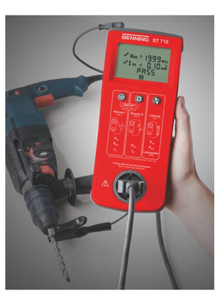 Tester per elettrodomestici BENNING ST 710 2500 campioni di prova/con tester/cavo di prova ( 4000828883 )
