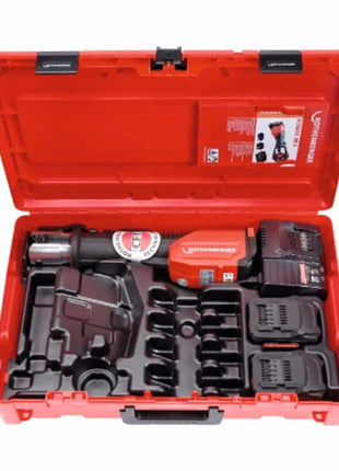 ROTHENBERGER ROMAX 4000 Basic Set CAS 32 - 34 kN 12 - 110 mm,4 + 2 Ah ( 8000739666 ) cordless pressing machine