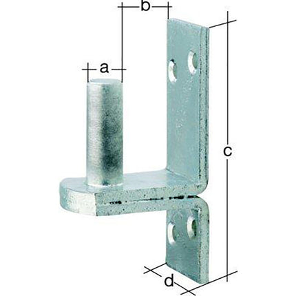 GAH Kloben DII auf Platte 13x25mm ( 3000200196 )