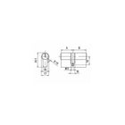 BKS Profildoppelzylinder PZ 8800 31/31 mm ( 3000251940 )