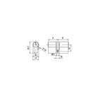 Profilo BKS doppio cilindro PZ 8800 45/45 mm ( 3000251948 )