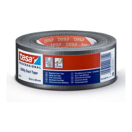 TESA Adhésif toilé Universal duct tape 4613 argent mat ( 3000265371 )