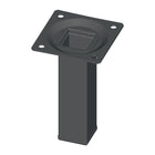 ELEMENT SYSTEM Furniture leg black RAL 9005 25 x 25 mm Height 400 mm ( 3000271206 )