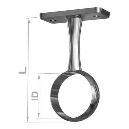 PG Supporto centrale 11131 Zinco pressofuso color argento ( 3000282770 )