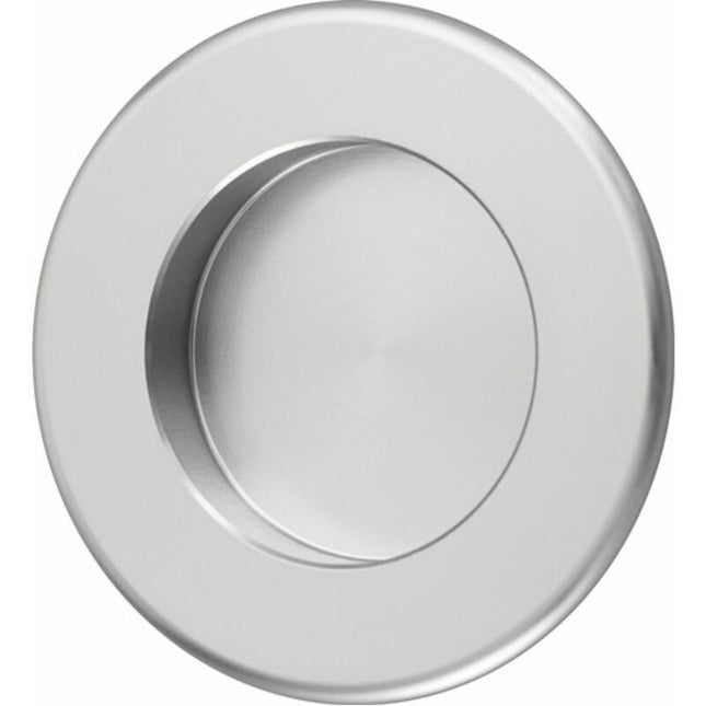 Maniglia a conchiglia HERMETA rotonda in alluminio anodizzato argento ( 3000283308 )