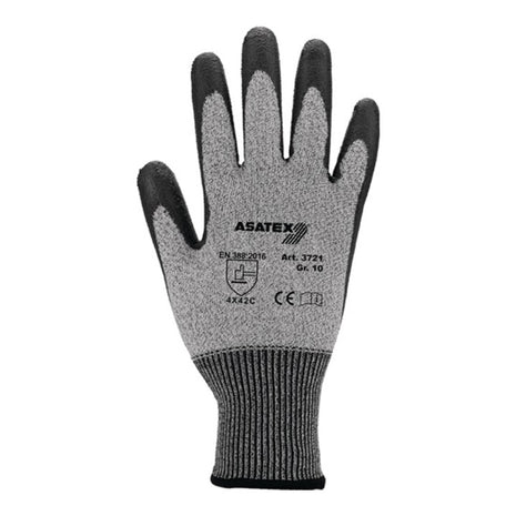 ASATEX Gant de protection contre les coupures  taille 9 gris chiné/noir ( 4000371145 )