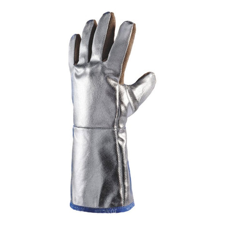JUTEC heat protection gloves 5-finger glove 10 brown/silver ( 4000371190 )