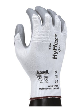 Guantes ANSELL HyFlex 11-800 talla 9 blanco/gris (4000371394)