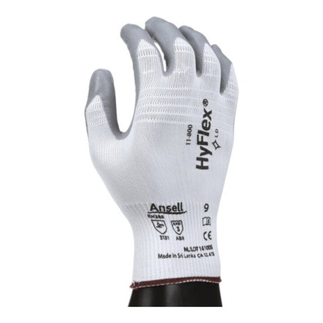Rękawice ANSELL HyFlex 11-800 rozmiar 9 biały/szary ( 4000371394 )