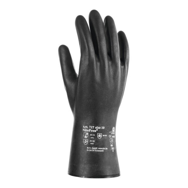HONEYWELL guanti chimici in nitoprene 717 taglia 9 grigio scuro ( 4000371646 )