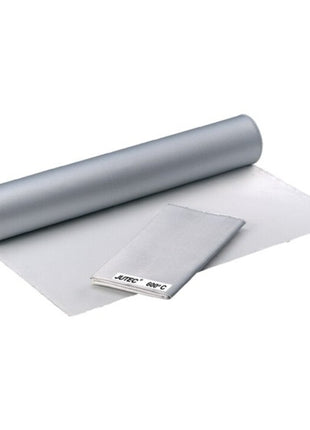 Manta protectora contra salpicaduras JUTEC JT 650 G1 Tejido de vidrio E por un lado. Revestimiento de aluminio. (4000382080)