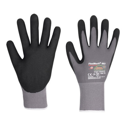 HONEYWELL FlexMech 663 guanti taglia 6 grigio/nero ( 4000391106 )