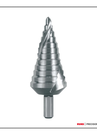 RUKO step drill bit drilling range 6-37 mm ( 4000601716 )