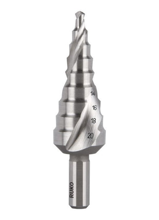 RUKO step drill bit drilling range 4 - 20 mm ( 4000601722 )