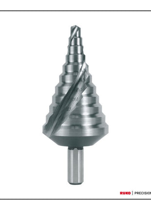 RUKO step drill bit drilling range 6.5 - 40.5 mm ( 4000601761 )