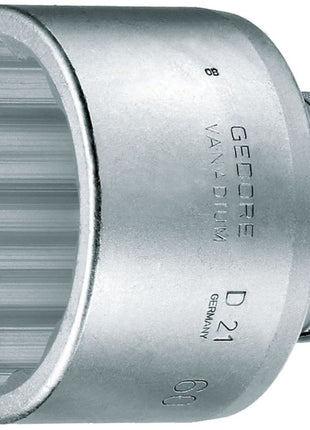 GEDORE socket D 21 1 ″ 12-sided ( 4000770725 )