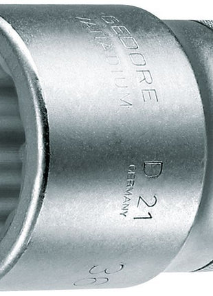 GEDORE socket D 21 1 ″ 12-sided ( 4000770725 )