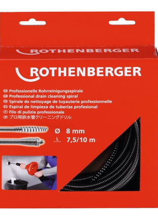 ROTHENBERGER spiral tool length 7.5 m spiral Ø 8 mm ( 4000781060 )