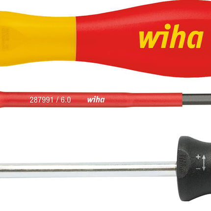 WIHA Poignée dynamométrique isolé VDE TorqueVario®-S VDE 0,5-2,0 Nm déclenchement automatique ( 4000790832 )
