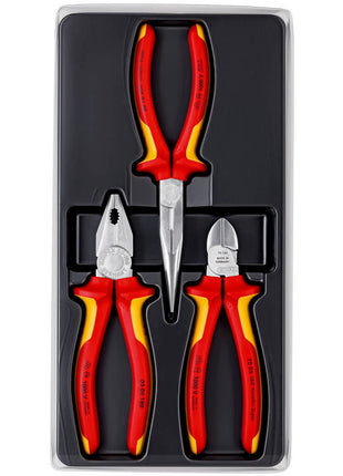KNIPEX pliers set electrical package contents 3-piece VDE ( 4000794416 )