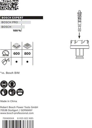 Otwornica BOSCH Expert Piła do blachy Ø 20 mm głębokość cięcia 5 mm ( 4000800268 )