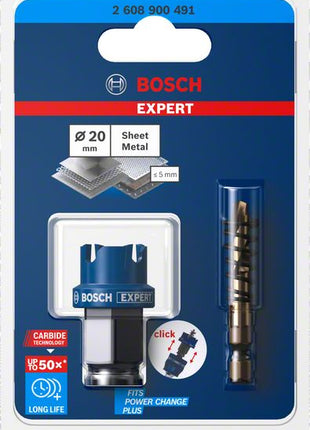Otwornica BOSCH Expert Piła do blachy Ø 20 mm głębokość cięcia 5 mm ( 4000800268 )