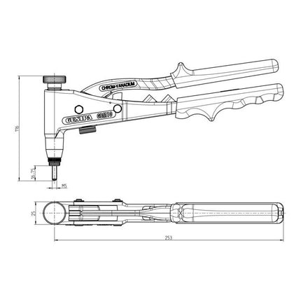 GESIPA Blindnietmutternsortimentbox 156 teilig ( 4000813093 )