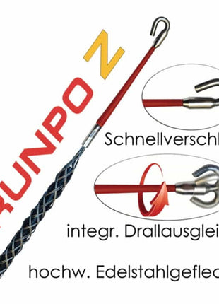 RUNPOTEC Gaine tire-fils RUNPO Z câble D. 6-9 mm ( 4000817969 )
