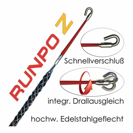 RUNPOTEC Gaine tire-fils RUNPO Z câble D. 6-9 mm ( 4000817969 )