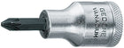 GEDORE Socket spanner bit IKS 19 PZD 1/2 ″ PZD ( 4000821388 )