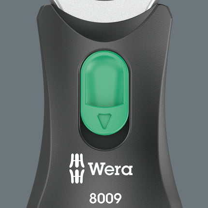 WERA Cricchetto girevole e reversibile 8009 Zyklop Set tascabile 1 3/8 ″ + 1/4 ″ 72 denti ( 4000822450 )