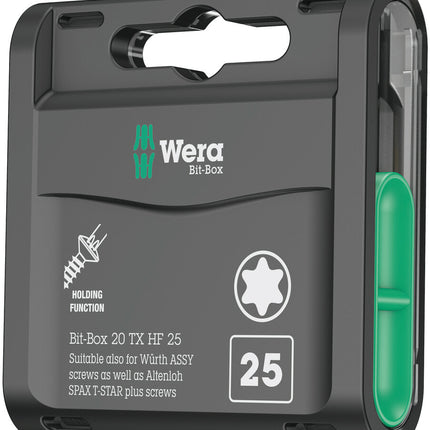 WERA Bit-Box 20 TX HF T 25 Longueur 25 mm ( 4000822459 )