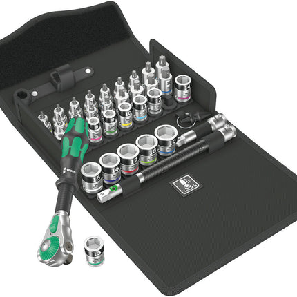 WERA Jeu de clés à douilles 8100 SB ALL-in Zyklop Speed 35 pièces 3/8 ″ ( 4000822460 )