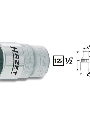 HAZET socket 900 1/2 ″ hexagon ( 4000822684 )