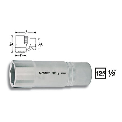 Presa HAZET 900LG 1/2 ″ esagono ( 4000822722 )