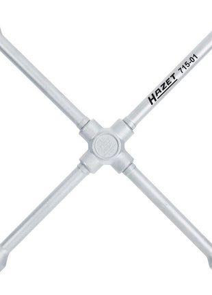 Chiave a croce HAZET 715-01 17 x 19 x 22 x 12,5 (1/2″ quadrato) ( 4000823580 )