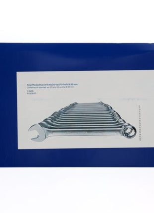 GEDORE Set di chiavi combinate 7-020 da 20 pezzi Larghezza delle chiavi a croce 8-32 mm ( 4000823703 )