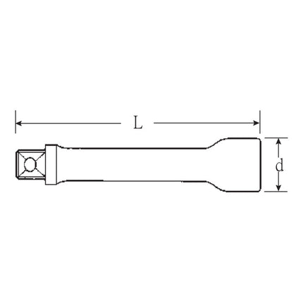 STAHLWILLE Prolunga 427 3/8 ″ Lunghezza 240 mm ( 4000826308 )