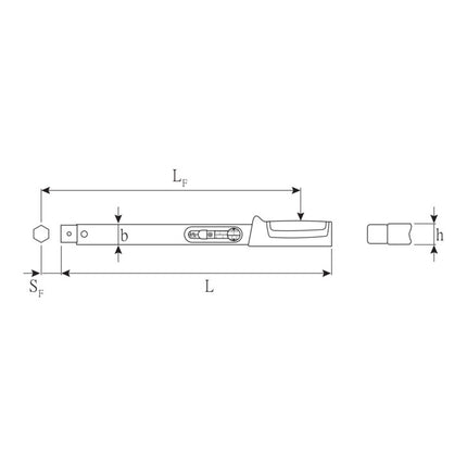 STAHLWILLE Clé dynamométrique 730/12 Quick 25-130 Nm ( 4000826515 )