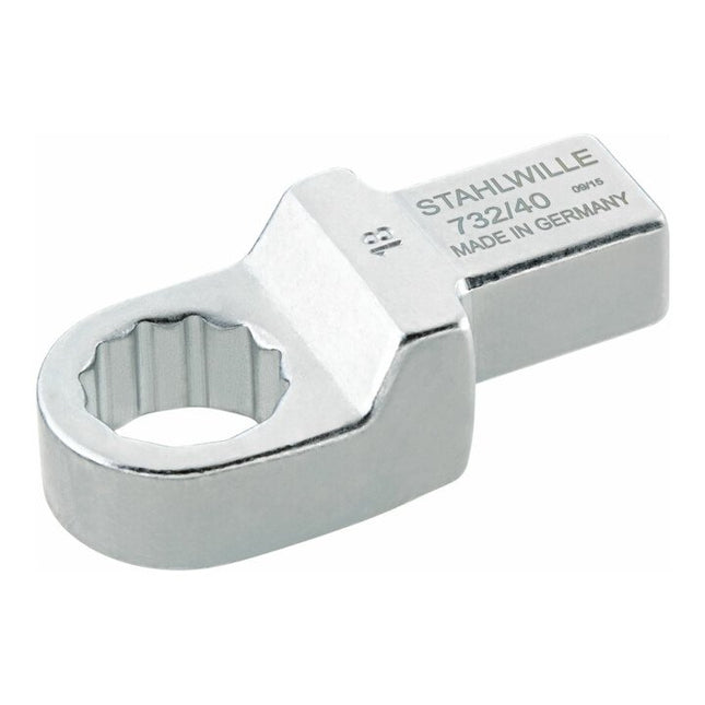 STAHLWILLE Outil à emmancher à anneau 732/40 18 ouverture de clé 18 mm 14 x 18 mm ( 4000826547 )