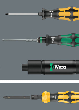 WERA screwdriver set KK 900 Set 1 19-piece PH/PZD/TX/6-edged/slotted ( 4000827283 )