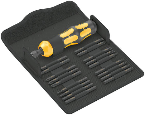 WERA screwdriver set KK 900 Set 1 19-piece PH/PZD/TX/6-edged/slotted ( 4000827283 )