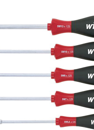 WIHA hexagon socket spanner set 341 K5 5-piece ( 4000827844 )